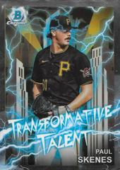 Paul Skenes #TT-20 Baseball Cards 2023 Bowman Draft Transformative Talent Prices