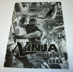 Ninja Gaiden - Manual | Ninja Gaiden Sega Game Gear