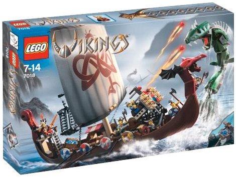 Viking Ship challenges the Midgard Serpent #7018 LEGO Vikings