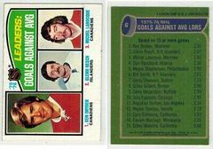Goals Against Avg. [Leaders] Hockey Cards 1976 Topps Prices