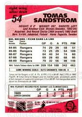 Tomas Sandstrom #54 Hockey Cards 1989 O-Pee-Chee Prices