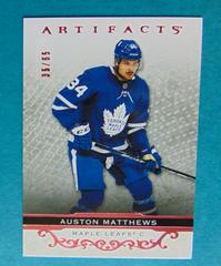 Auston Matthews [Rose] Hockey Cards 2021 Upper Deck Artifacts Prices