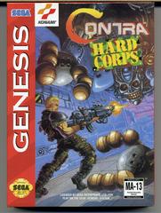 Front | Contra Hard Corps [Cardboard Box] Sega Genesis