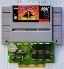 Cartridge And Circuit Board  | Arcana Super Nintendo