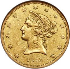 1841 O Coins Liberty Head Gold Eagle Prices