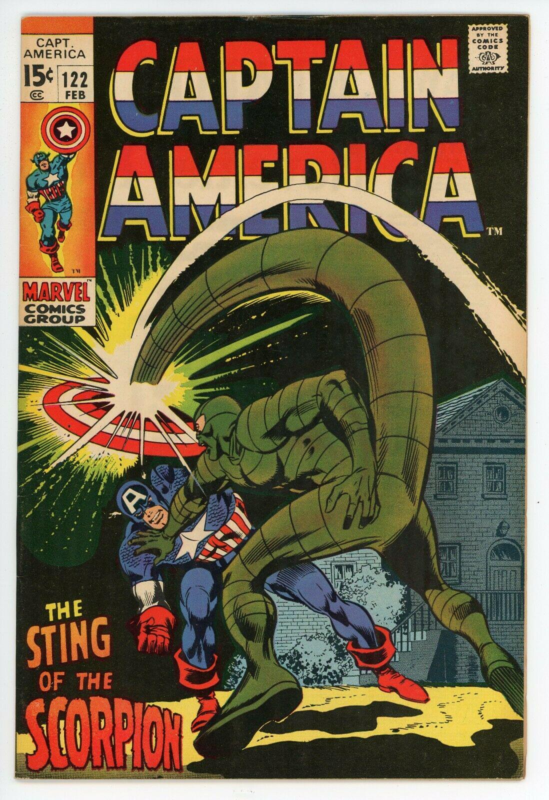 Captain America #122 (1970) Comic Books Captain America