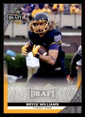 Bryce Williams [Gold] #9 Football Cards 2016 Leaf Draft Prices