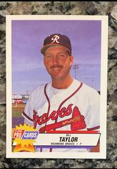 Bill Taylor Baseball Cards 1993 Fleer ProCards Triple A League All Stars Prices
