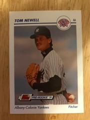 Tom Newell #16 Baseball Cards 1991 Impel Line Drive Pre Rookie AA Prices