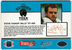 Back | Steve Tasker Football Cards 1991 Action Packed All Madden 24KT Gold