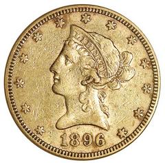 1896 [PROOF] Coins Liberty Head Gold Eagle Prices