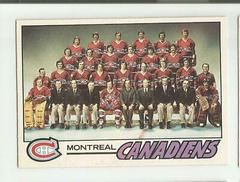 Montreal Canadiens [Team Checklist] #80 Hockey Cards 1977 O-Pee-Chee Prices