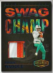 Jaylen Waddle [Blue] #SC-JW Football Cards 2023 Panini Plates and Patches Swag Champ Prices