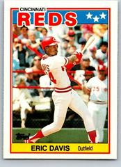 Eric Davis #18 Baseball Cards 1988 Topps U.K. Mini Prices