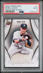 Derek Jeter #37 Baseball Cards 2009 Upper Deck Signature Stars Prices