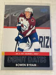 Bowen Byram Hockey Cards 2021 Upper Deck Debut Dates Prices