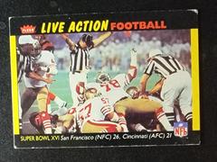 Super Bowl XVI [San Francisco vs Cincinnati] #80 #80 Football Cards 1987 Fleer Team Action Prices