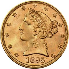 1895 [PROOF] Coins Liberty Head Quarter Eagle Prices