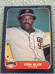 Vida Blue #533 Baseball Cards 1986 Fleer Prices