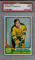 Marshal Johnston #189 Hockey Cards 1974 Topps Prices