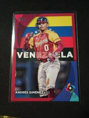 Andres Gimenez [Red] #WBC-47 Baseball Cards 2023 Topps World Classic Stars Prices