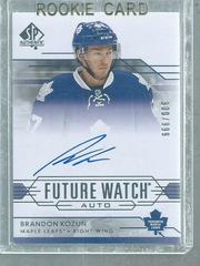 Brandon Kozun [Autograph] Hockey Cards 2014 SP Authentic Prices