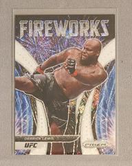 Derrick Lewis [White Sparkle] #2 Ufc Cards 2022 Panini Prizm UFC Fireworks Prices
