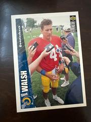 Steve Walsh #U106 Football Cards 1996 Collector's Choice Update Prices