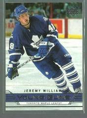 Jeremy Williams Hockey Cards 2006 Upper Deck Prices