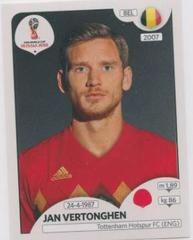 Jan Vertonghen [Black Back] Soccer Cards 2018 Panini World Cup Stickers Prices