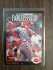 Hal Morris #223 Baseball Cards 1993 Panini Donruss Triple Play Prices