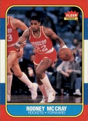 Rodney McCray #71 Basketball Cards 1986 Fleer Prices