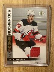 Jack Hughes [Jersey] Hockey Cards 2019 SP Prices