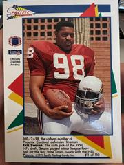 Eric Swann #11 Football Cards 1991 Pacific Flash Cards Prices