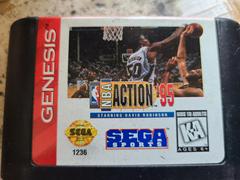 Cartridge - Front | NBA Action '95 starring David Robinson Sega Genesis