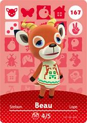 Beau #167 [Animal Crossing Series 2] Amiibo Cards Prices
