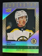 Brad Marchand [Rainbow] #HR-19 Hockey Cards 2022 Upper Deck Honor Roll Prices