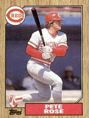 Pete Rose #200 Baseball Cards 1987 Topps Prices