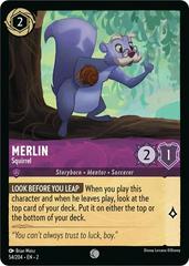 Merlin - Squirrel [Foil] #54 Lorcana Rise of the Floodborn Prices