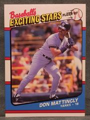 Don Mattingly #33 Baseball Cards 1987 Fleer Exciting Stars Prices