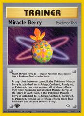 Miracle Berry [1st Edition] Pokemon Neo Genesis Prices