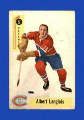 Albert Langlois Hockey Cards 1958 Parkhurst Prices