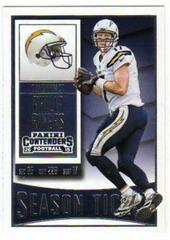 Philip Rivers #10 Football Cards 2015 Panini Contenders Prices