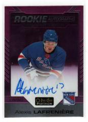 Alexis Lafreniere [Matte Pink] Hockey Cards 2020 O Pee Chee Platinum Rookie Autographs Prices