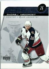 Andrej Nedorost Hockey Cards 2002 Upper Deck Prices