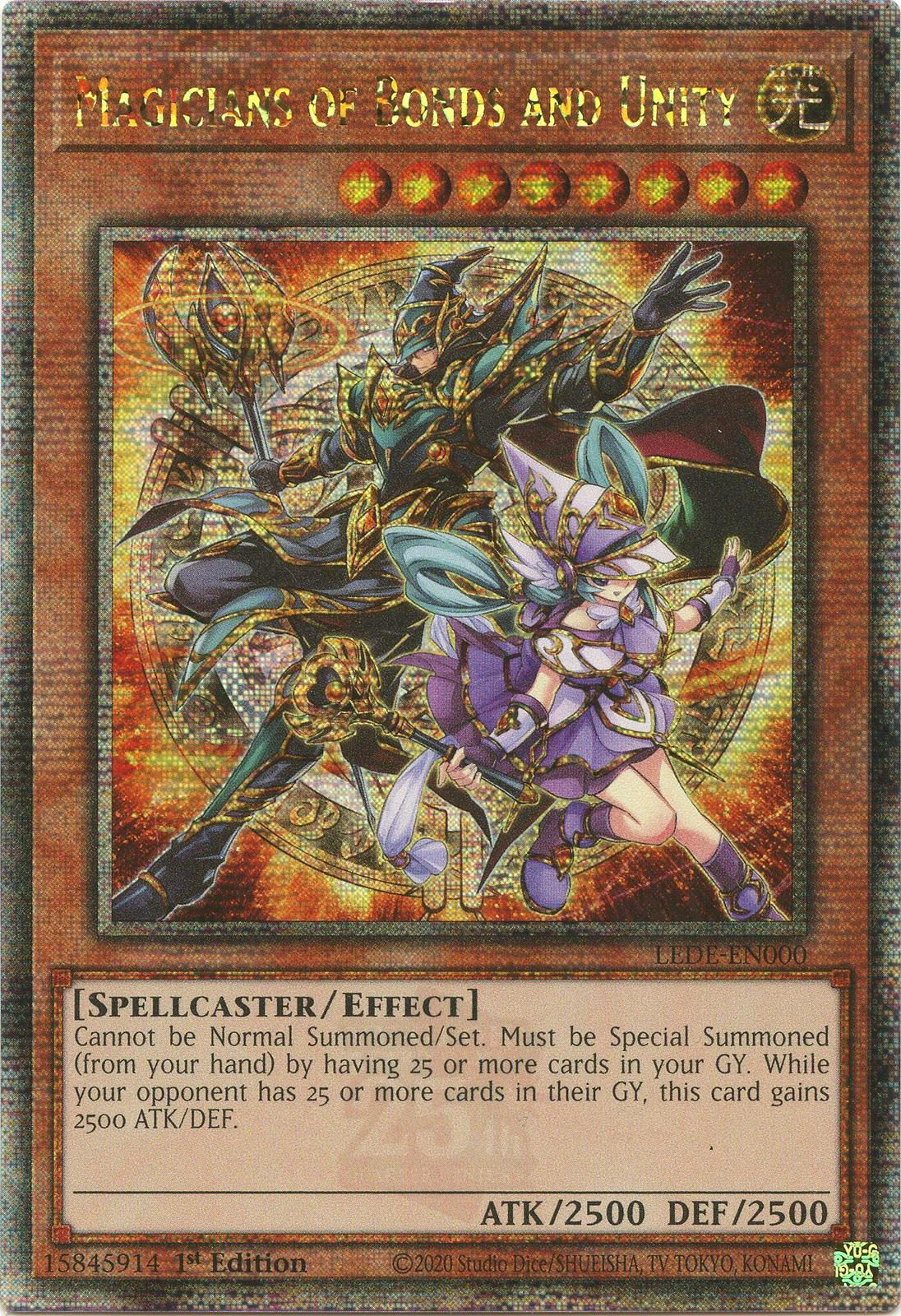 Magicians of Bonds and Unity LEDE-EN000 YuGiOh Legacy of Destruction