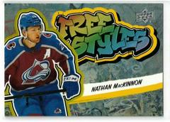 Nathan MacKinnon [Gold] #FS-14 Hockey Cards 2022 Upper Deck Freestyles Prices
