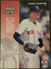 Casey Fossum #34 Baseball Cards 2003 Donruss Champions Prices