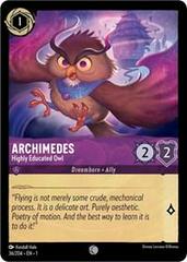 Archimedes - Highly Educated Owl #36 Lorcana First Chapter Prices
