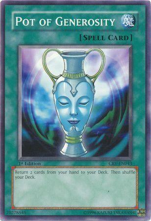 Pot of Generosity [1st Edition] CRV-EN043 YuGiOh Cybernetic Revolution